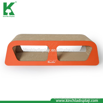 Wholesale Cat Toys Scratcher Cardboard Cat Scratcher with Leather Board